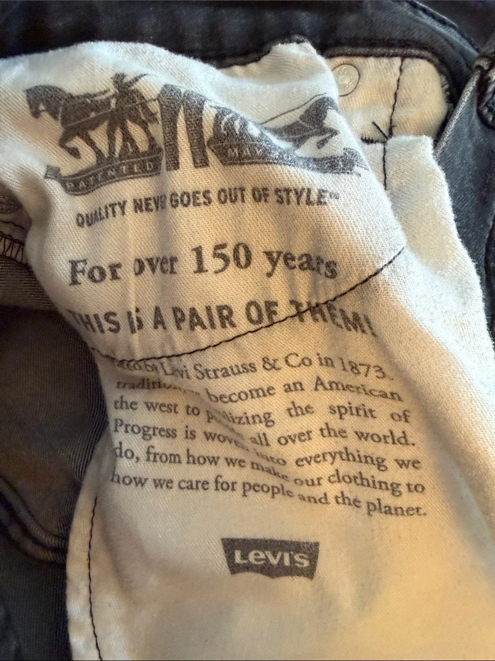 Levi's Black Slim Straight Jeans